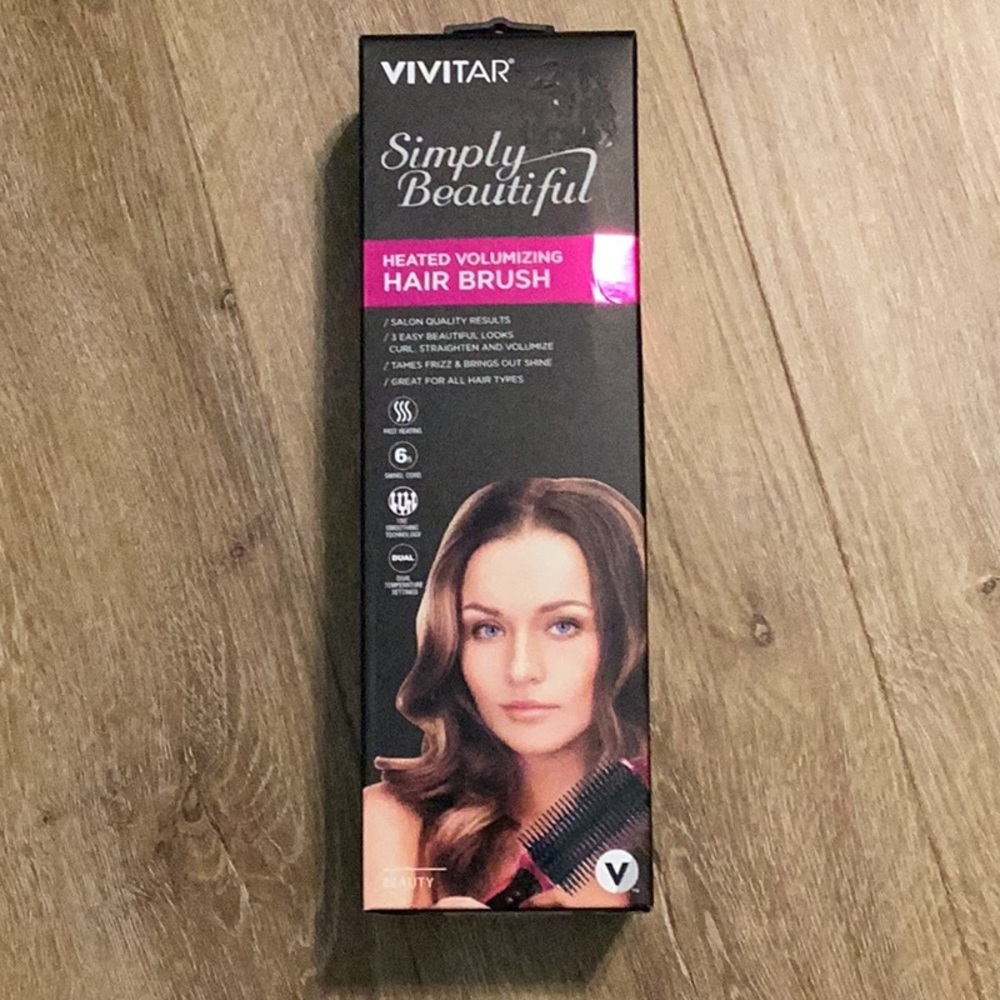 Simply Beautiful Heated Volumizing Hair Brush